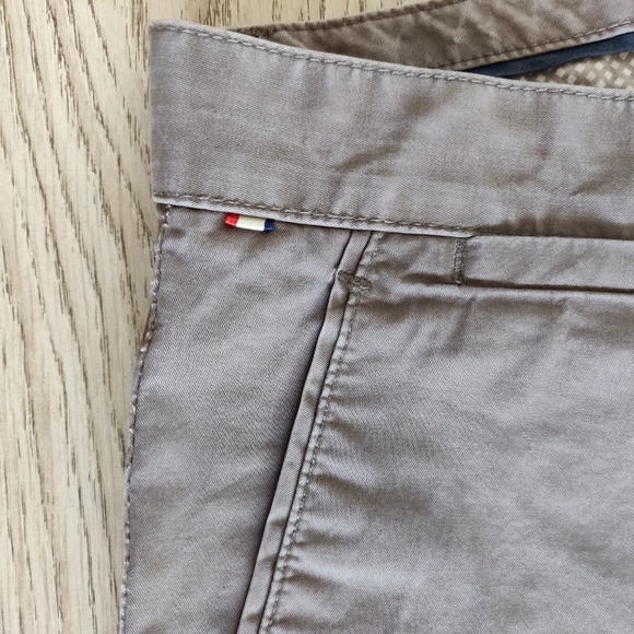 Men Khaki Cotton Slacks - Picture 4 of 5
